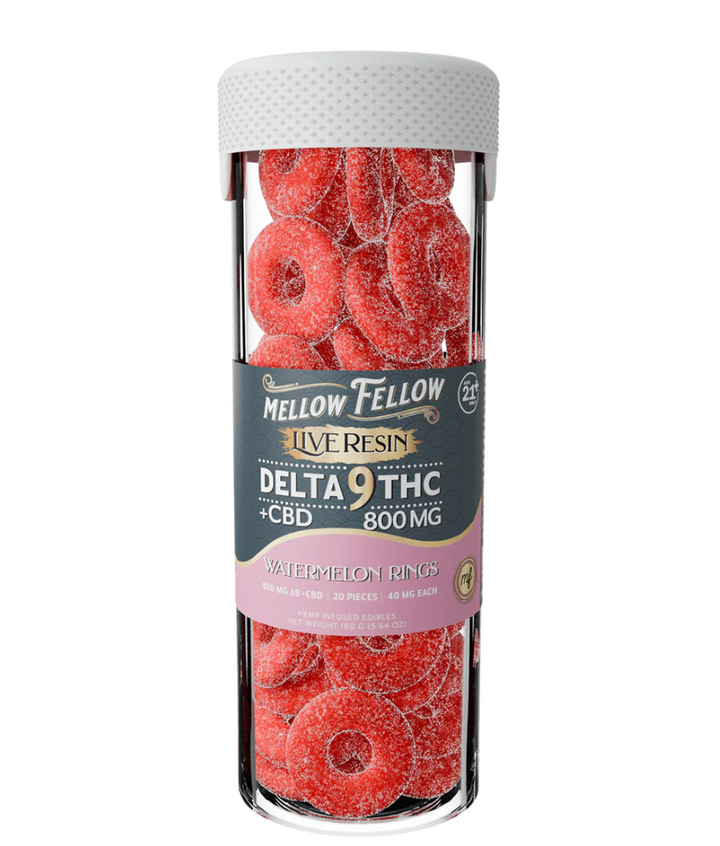 Mellow Fellow Delta 9 Live Resin Gummy Rings