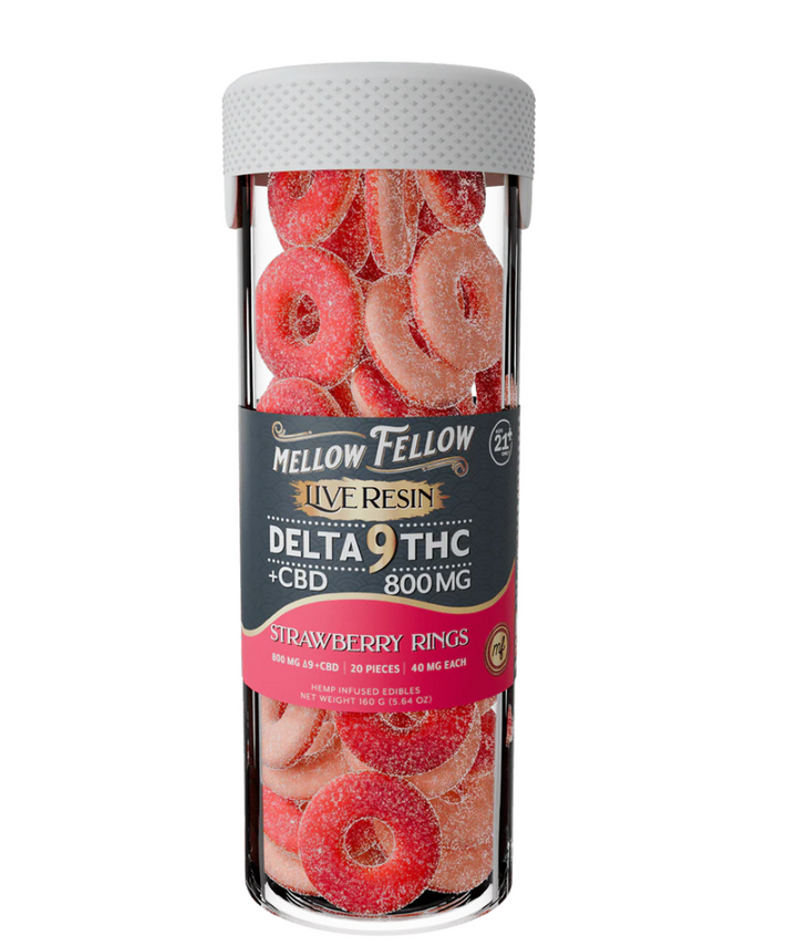 Mellow Fellow Delta 9 Live Resin Gummy Rings