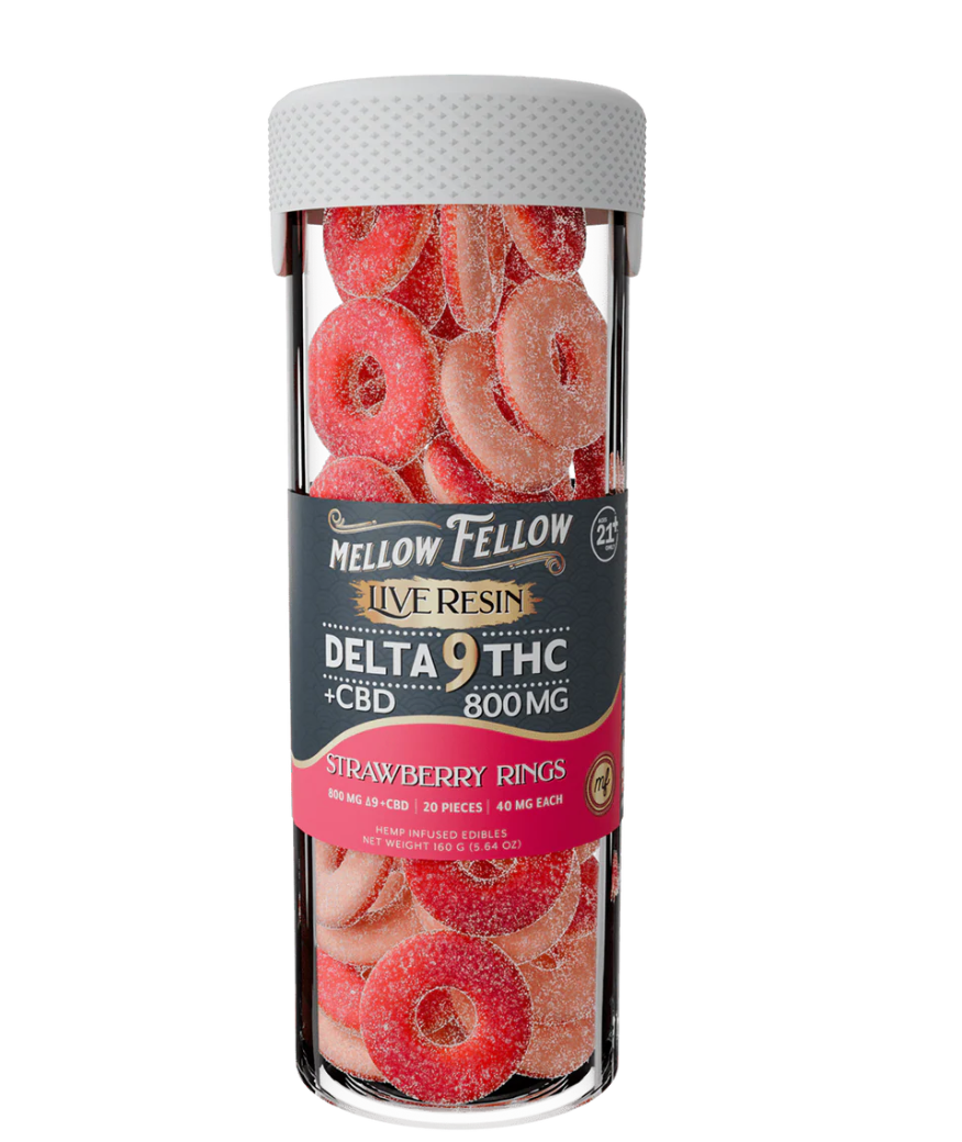Mellow Fellow Delta 9 Live Resin Gummy Rings