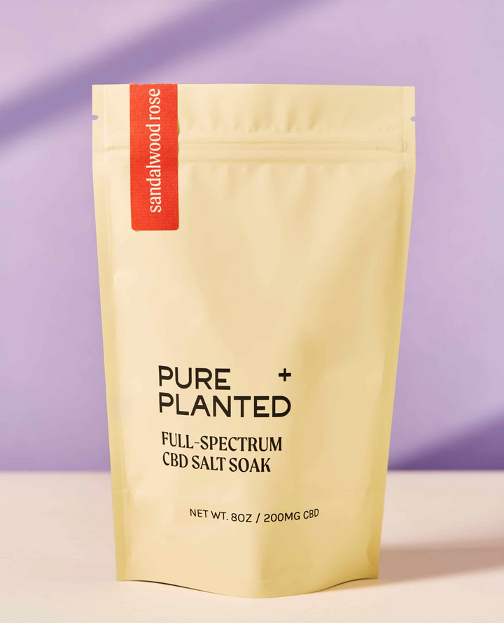 Pure + Planted Full Spectrum CBD Salt Soak