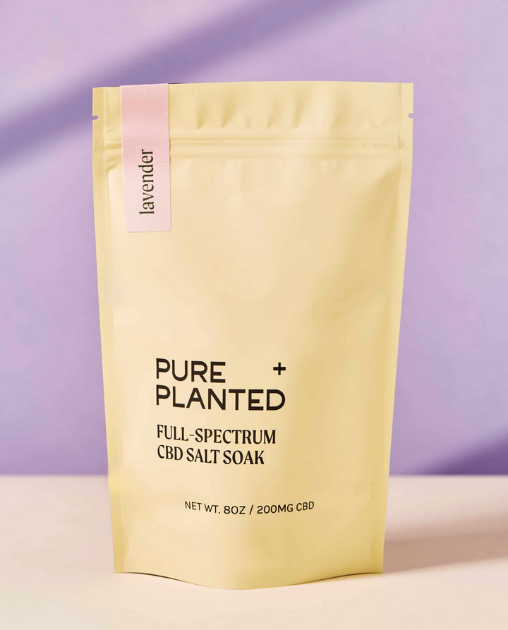 Pure + Planted Full Spectrum CBD Salt Soak
