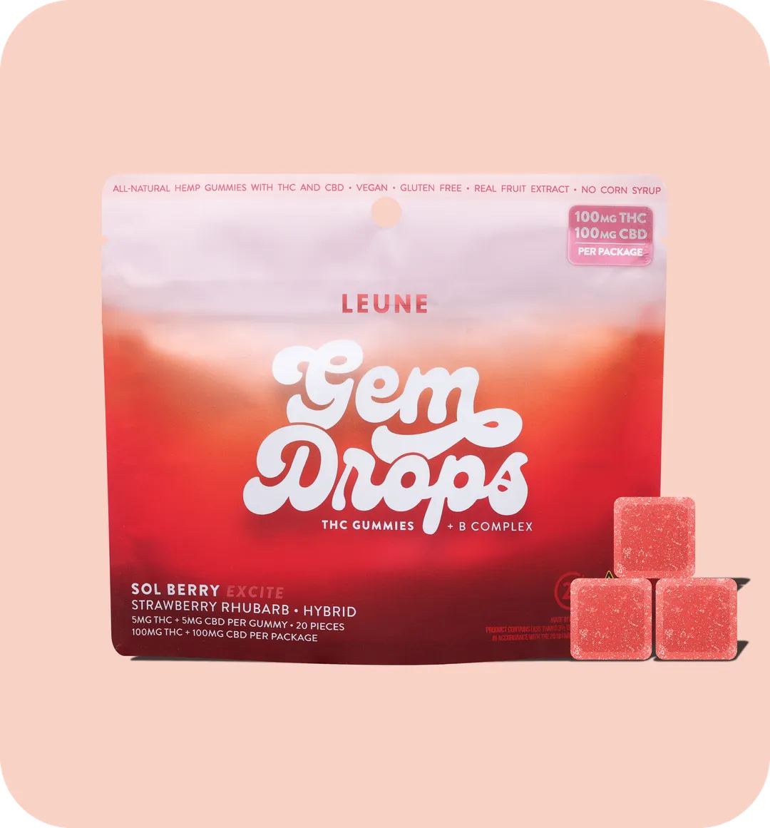 Leune Gem Drop Gummies (V) (GF)