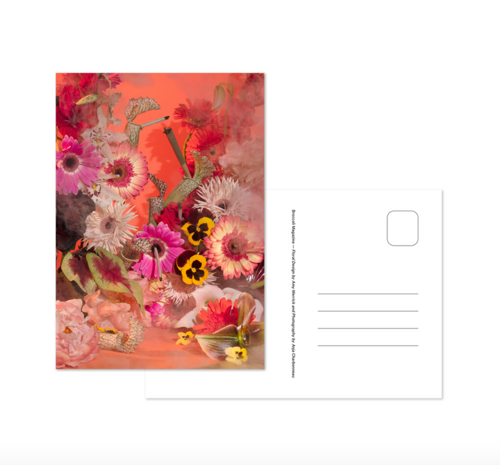 Smoking Flowers Postcard Print Set
