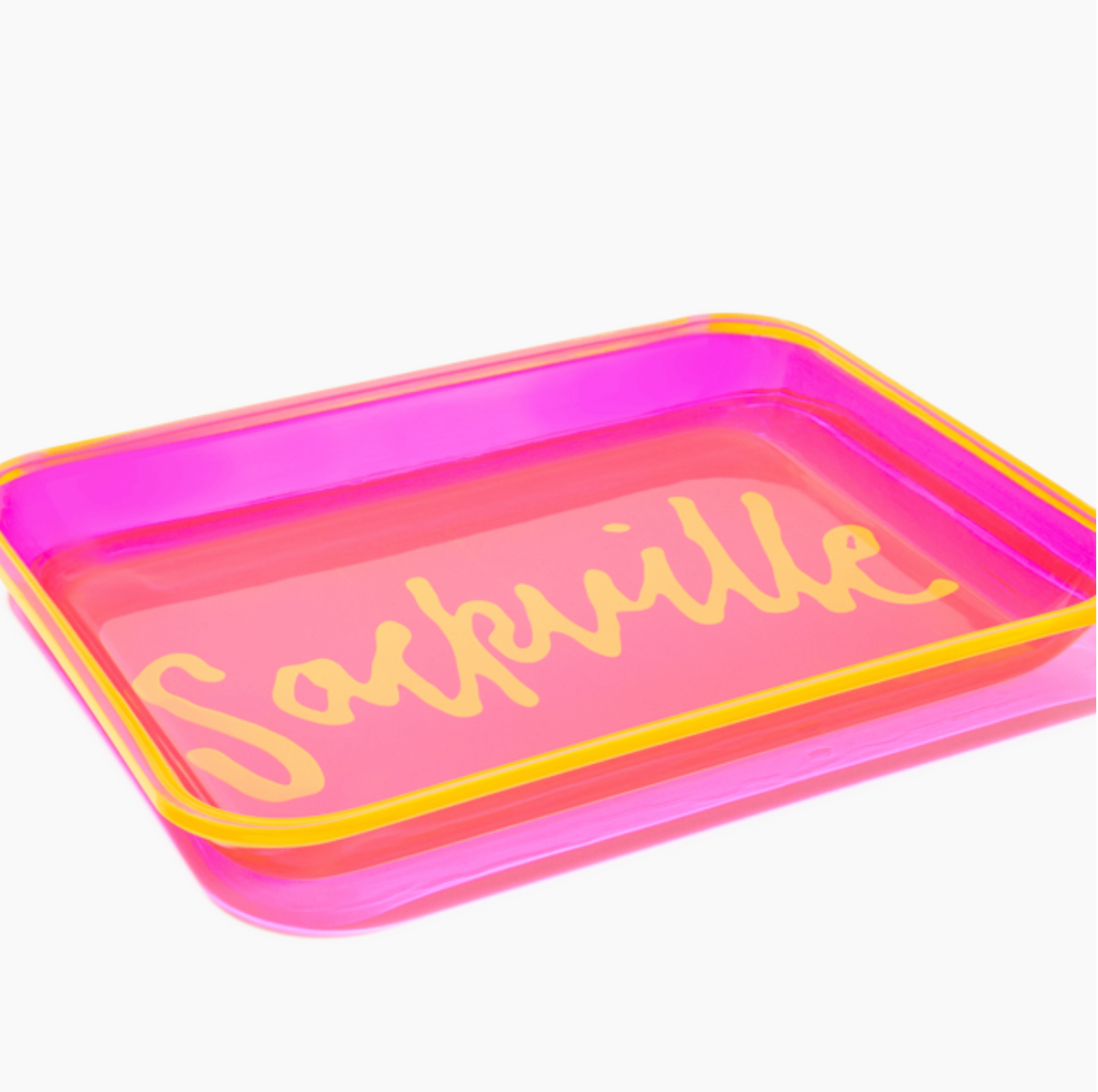 Pink Jelly Rolling Tray