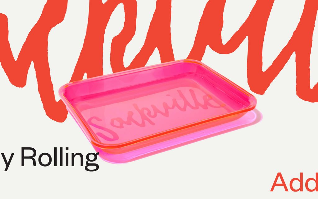 Pink Jelly Rolling Tray