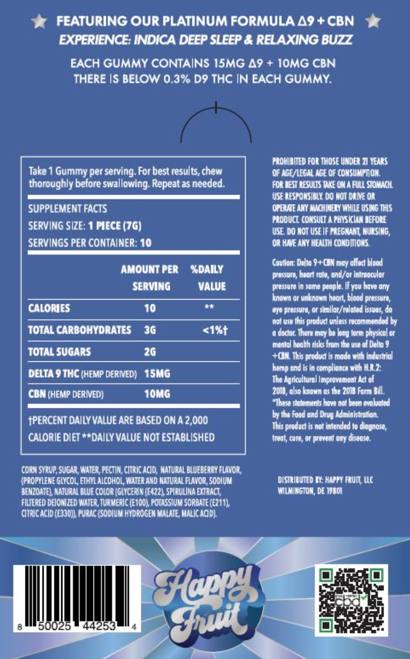 Delta 9 Gummies (Farm Bill Compliant)