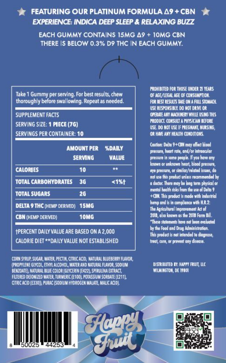 Delta 9 Gummies (Farm Bill Compliant)